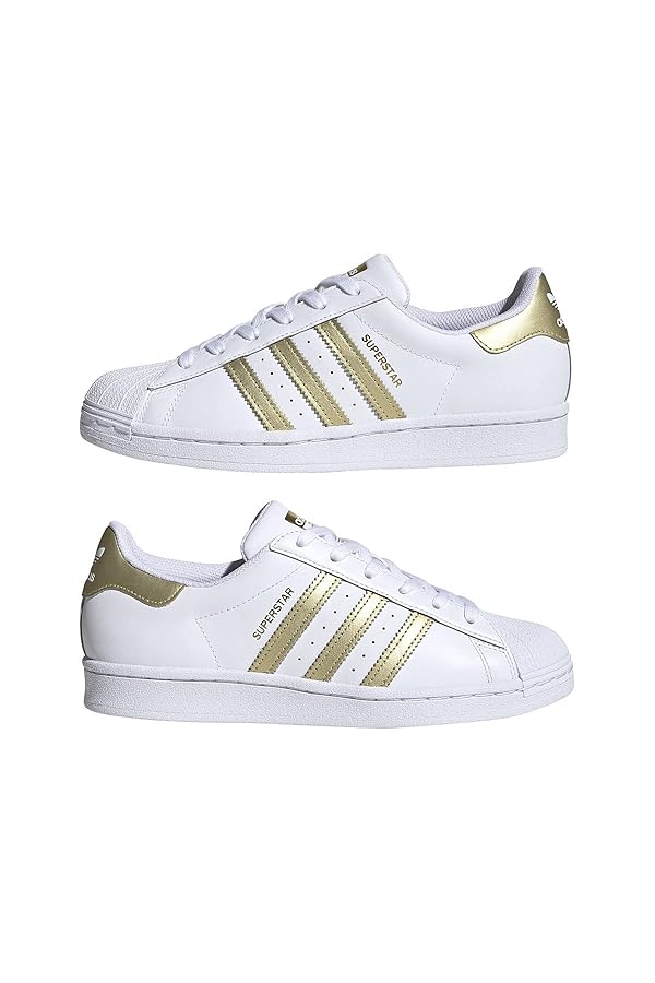 アディダス スーパースター 　ホワイト ゴールド コア スニーカー レディース adidas Originals アディダス オリジナルス スニーカー スーパー